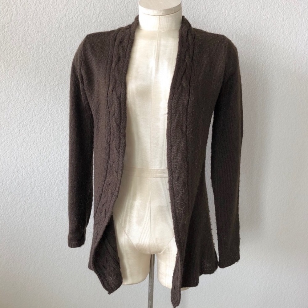 Jason Maxwell brown open sweater